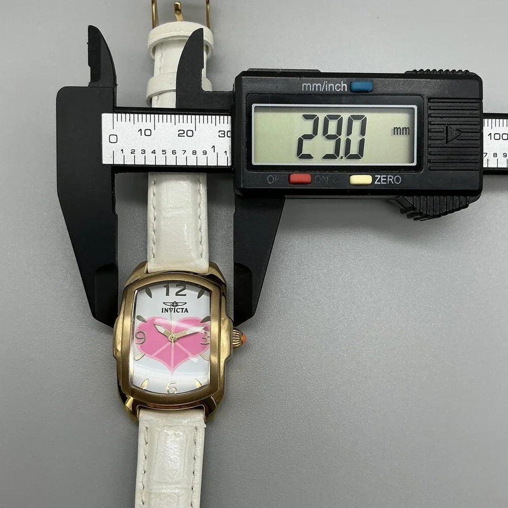 Invicta Lupah 19841 Peace & Love Womens Watch 29mm Gold Tone in Box New Battery